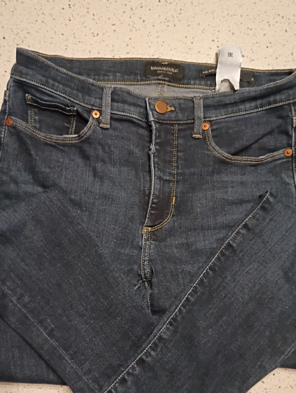 Banana Republic Skinny Jeans - Dark Blue Denim